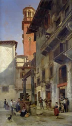 Via Mazzanti, Vérone, 1880